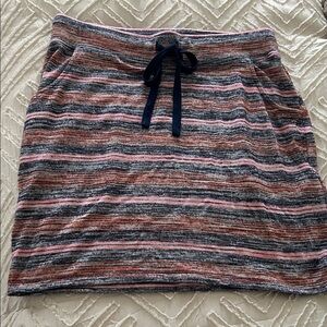 Market & Spruce Multicolor Striped Mini Skirt